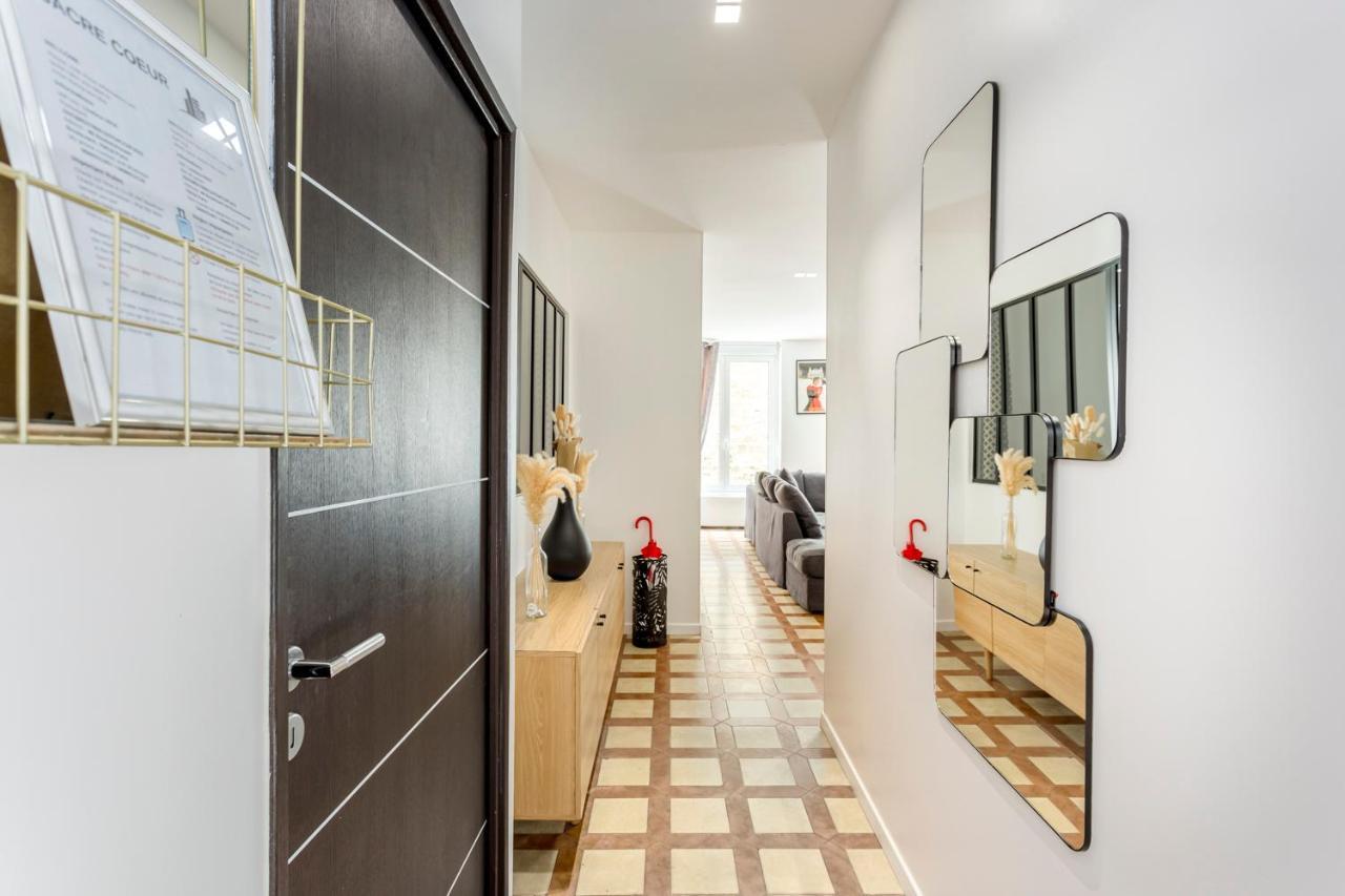 180 Suite Eden, Luxury Apt At Sacre Coeur Paris Exteriör bild